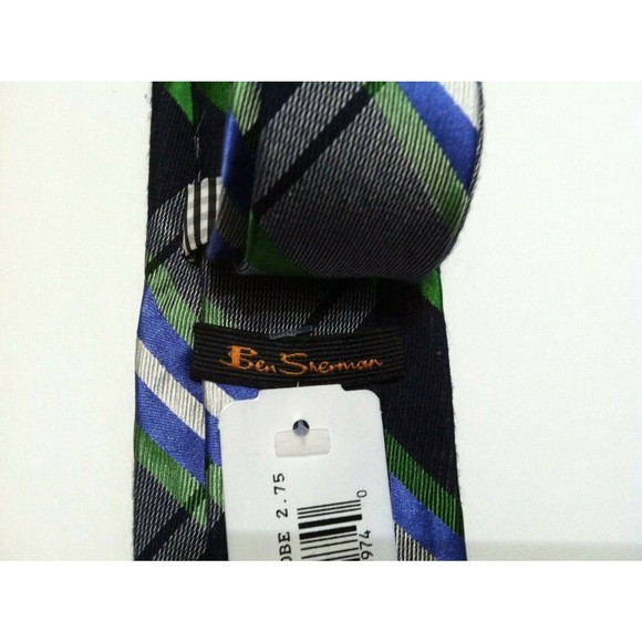 Ben Sherman | Accessories | Ben Sherman Mens New Blue 28silk  BEN SHERMAN MENS NEW BLUE 28%SILK 36%VISCOSE 36%POLYESTER NECKTIE WIDTH:2 3/4\